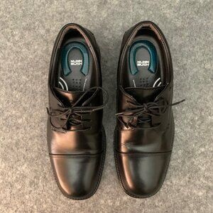 Nunn Bush Men's Leather Black Lace Up Oxford Shoes